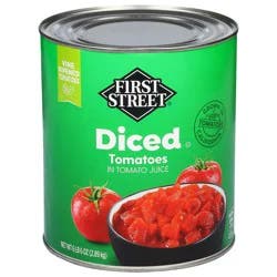 Cb02 First Street Diced Tomatoes In Juice