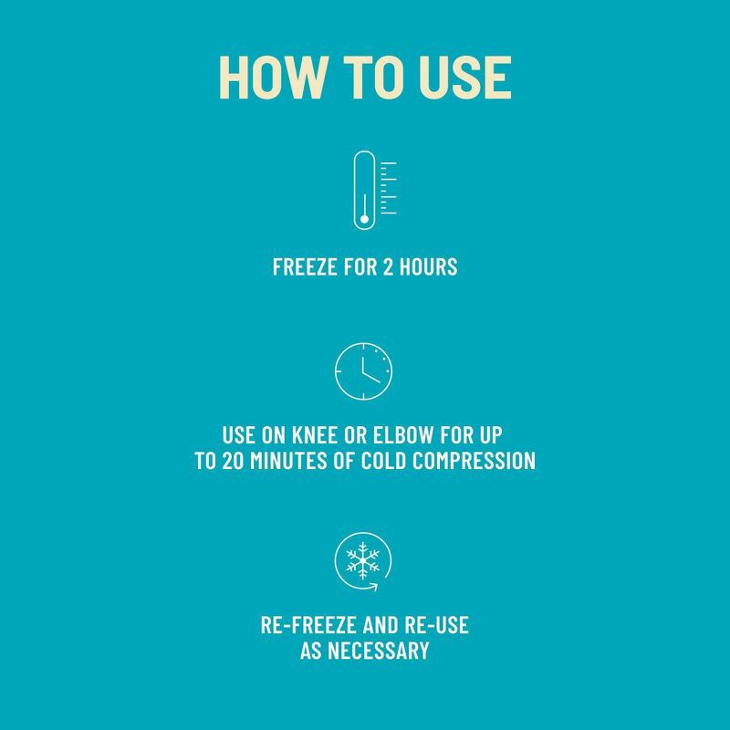 slide 5 of 7, KT Tape Health Ice Sleeve- XS/S: Muscle Pain Relief for Ankle, Elbow, Knee, Wrist, 1 ct