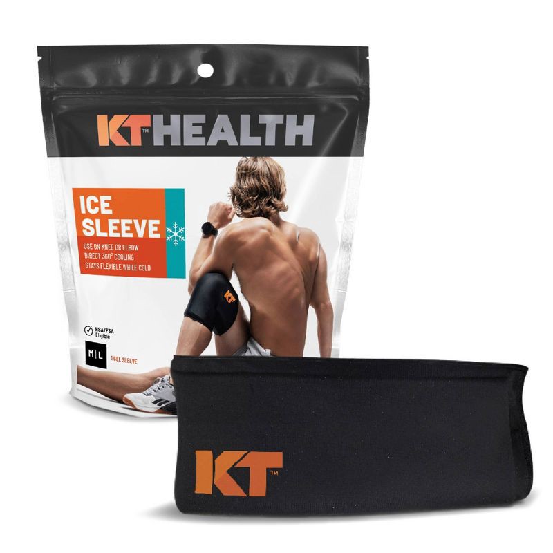 slide 1 of 6, KT Tape Health Ice Sleeve - M/L: Cold Therapy for Muscle Pain & Swelling, 1 ct