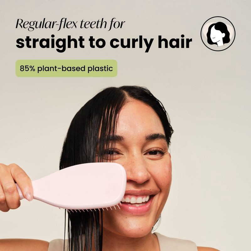 slide 5 of 11, Tangle Teezer Ultimate Plant Brush Detangling Hair Brush for all hair types - Pink, 1 ct