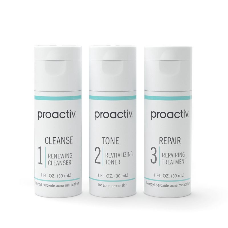 slide 1 of 7, Proactiv Solution Starter Mini Skincare Kit - 3ct, 3 ct