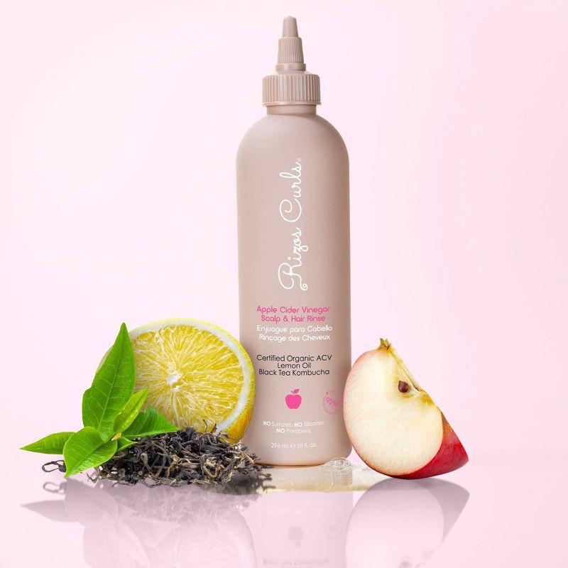 slide 4 of 8, Rizos Curls Apple Cider Vinegar Scalp & Hair Rinse - 10 fl oz, 10 fl oz