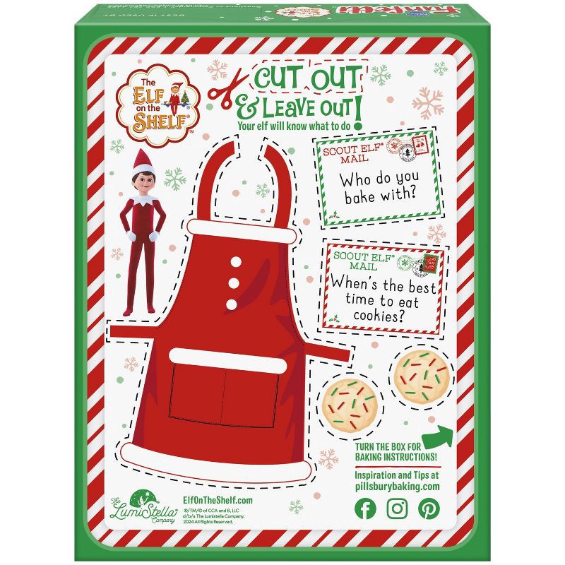 slide 2 of 5, Pillsbury Elf On The Shelf Holiday Sugar Cookie - 15oz, 15 oz