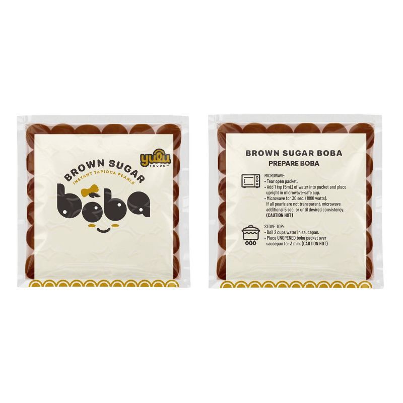 slide 7 of 9, Yulu Boba Now Brown Sugar Instant Tapioca Pearls Packets - 7.1oz/4ct, 4 ct; 7.1 oz
