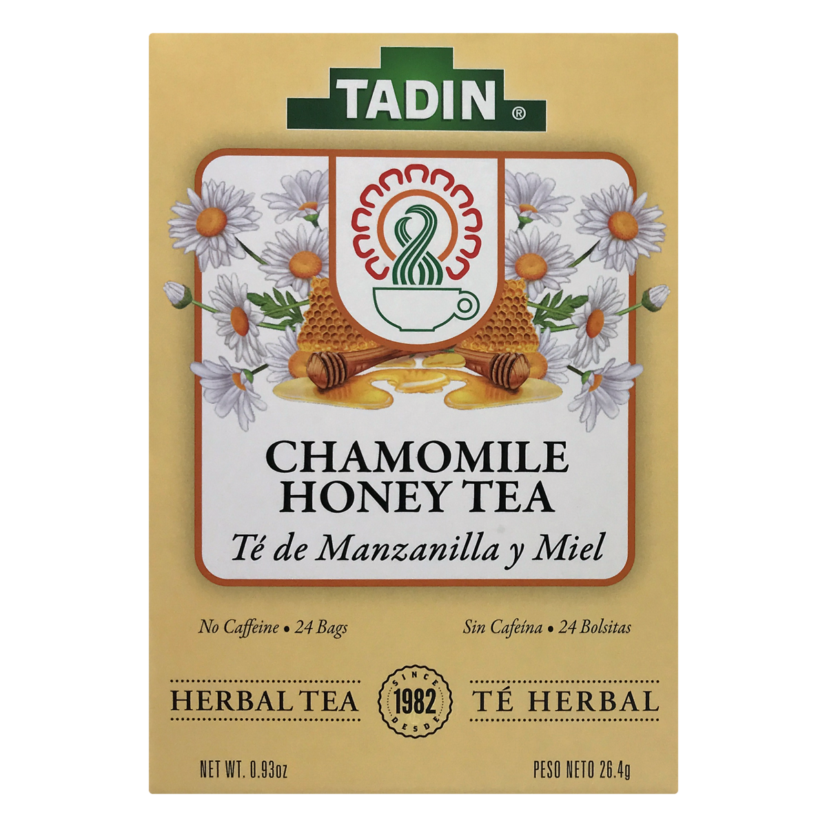 slide 1 of 1, Tadin Te De Manzanilla Y Miel (Chamomile Honey Tea) Bags, 24 ct