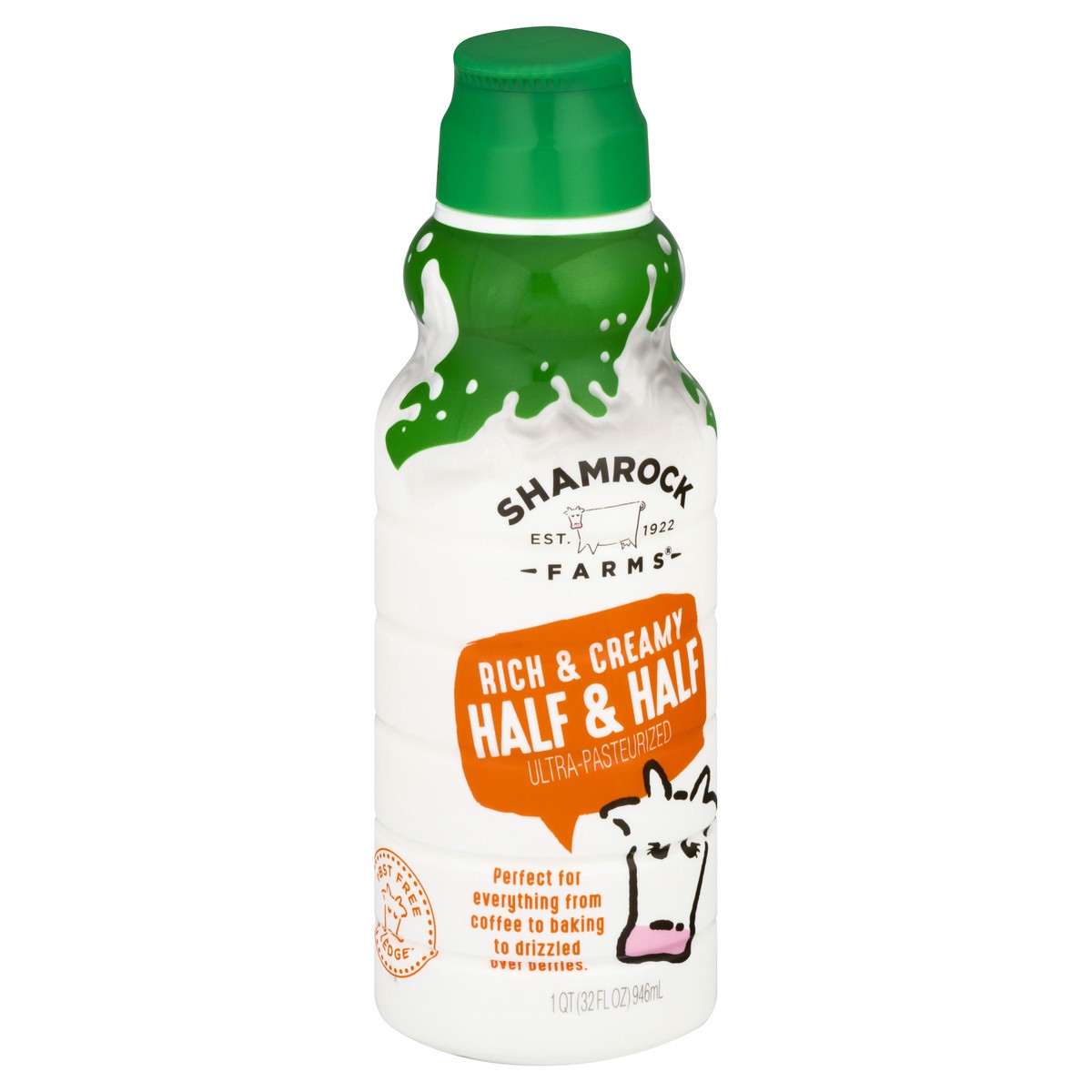 slide 8 of 12, Shamrock Farms Rich & Creamy Half & Half - 1 qt, 1 qt