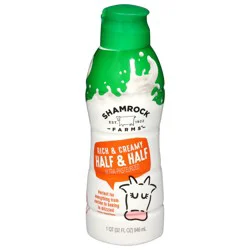 Shamrock Farms Rich & Creamy Half & Half - 1 qt