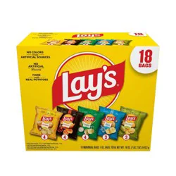 Frito-Lay Lay's Mix Potato Chips Variety Pack - 18ct/18oz
