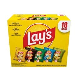Frito-Lay Lay's Mix Potato Chips Variety Pack - 18ct/18oz