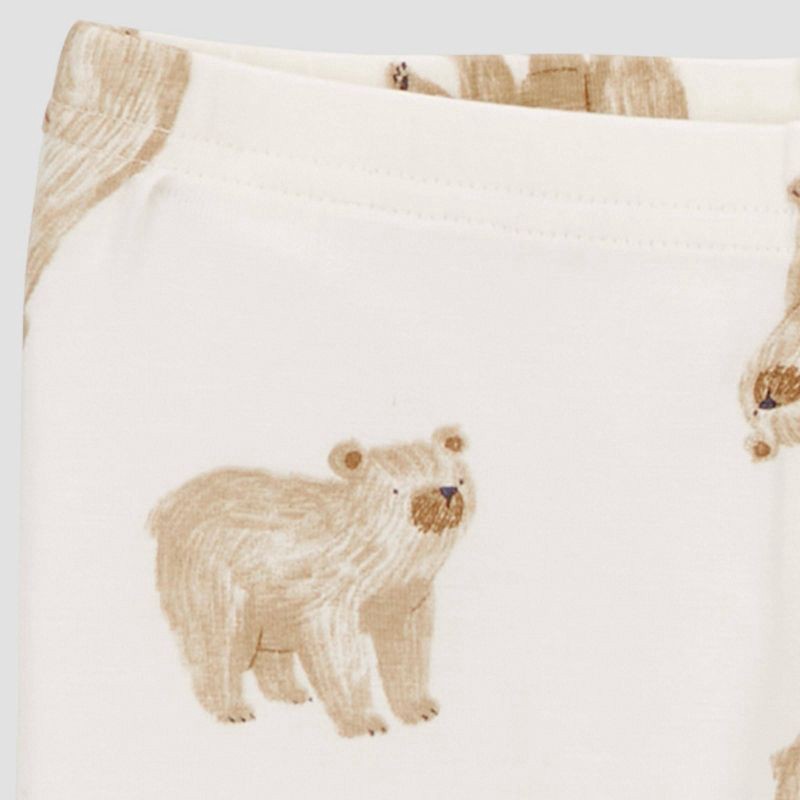 slide 3 of 3, Carter's Just One You®️ Toddler Boys' 2pc Comfy Soft Snug Fit Bears Pajama Set - Brown/Cream 5T, 2 ct