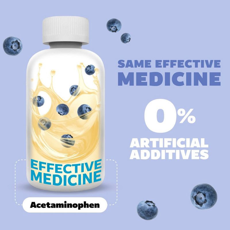 slide 3 of 10, Genexa Infant's Acetaminophen Pain and Fever - Blueberry Liquid - 2 fl oz, 2 fl oz