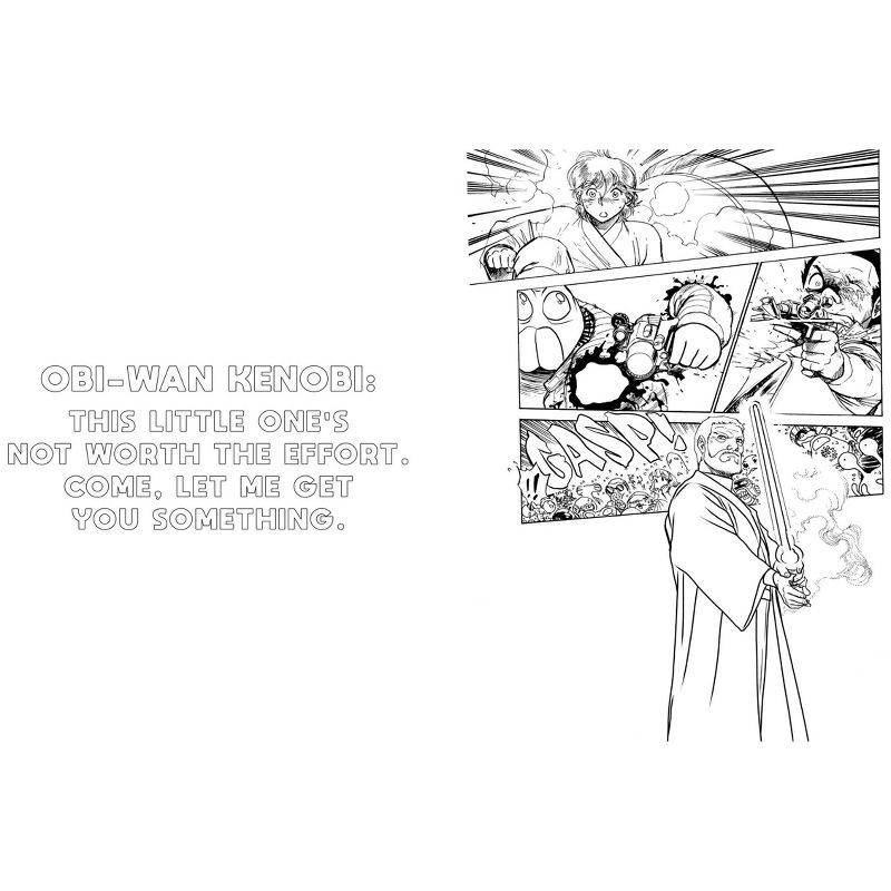 slide 4 of 7, Star Wars Manga Coloring - by Editors of Thunder Bay Press (Paperback), 1 ct