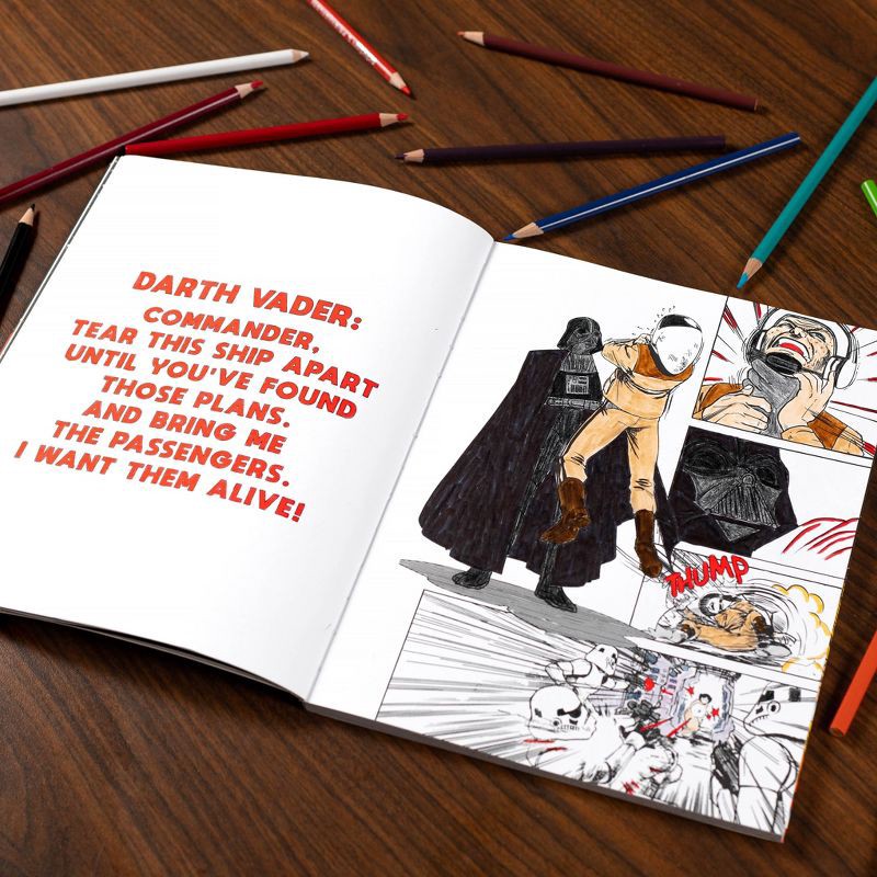 slide 7 of 7, Star Wars Manga Coloring - by Editors of Thunder Bay Press (Paperback), 1 ct