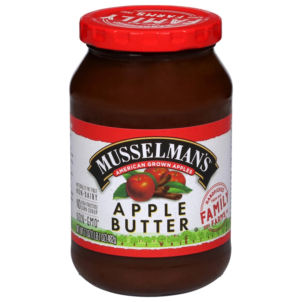 slide 1 of 9, Musselman's Apple Butter, 17 oz