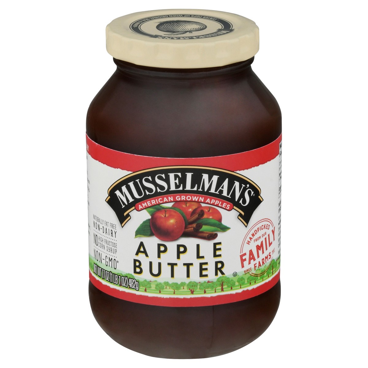 slide 1 of 9, Musselman's Apple Butter, 17 oz