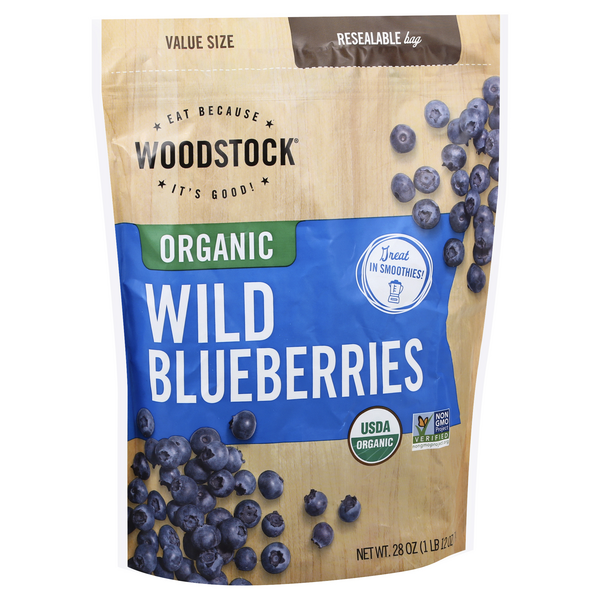 slide 1 of 1, Woodstock Wild Blueberries Organic, 32 oz