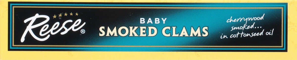 slide 8 of 9, Reese Smoked Clams Baby 3.7 oz, 3.7 oz