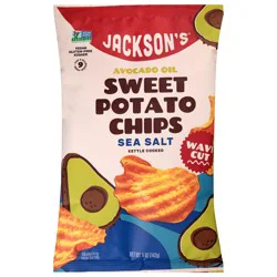 Jackson's Kettle Cooked Avocado Oil Sea Salt Sweet Potato Chips 5 oz