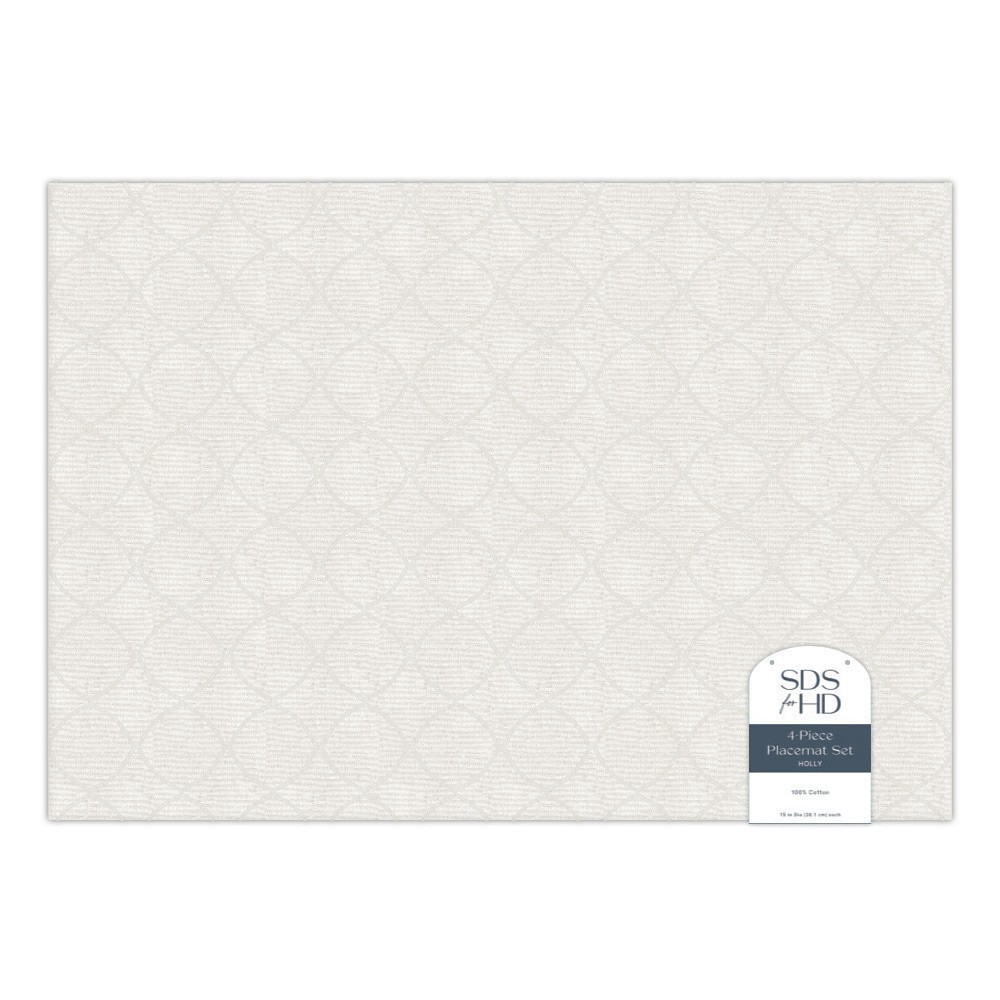 slide 1 of 1, SDS for HD Designs Textured Placemat - Piper, 4 ct