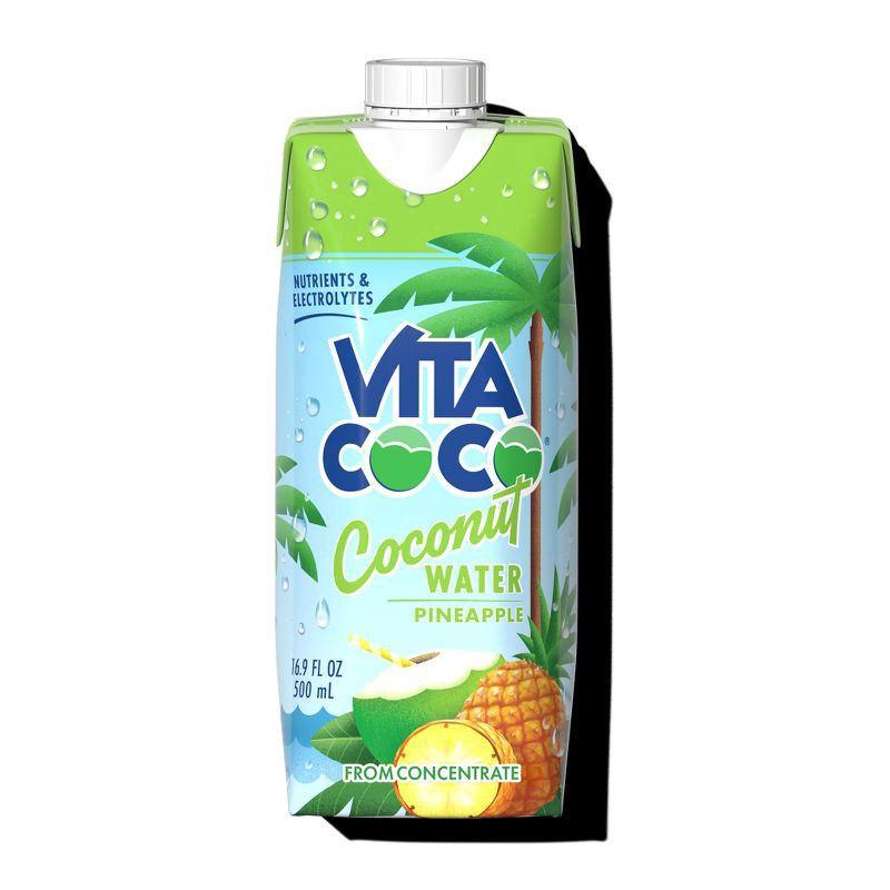 slide 1 of 5, Vita Coco Pineapple Coconut Water 16.9 fl oz Carton, 16.9 fl oz