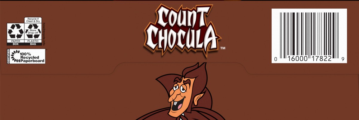 slide 4 of 13, Count Chocula Cereal with Monster Marshmallows, Kids Breakfast Cereal, Limited Edition, Made with Whole Grain, Family Size, 18.8 oz , 18.8 oz
