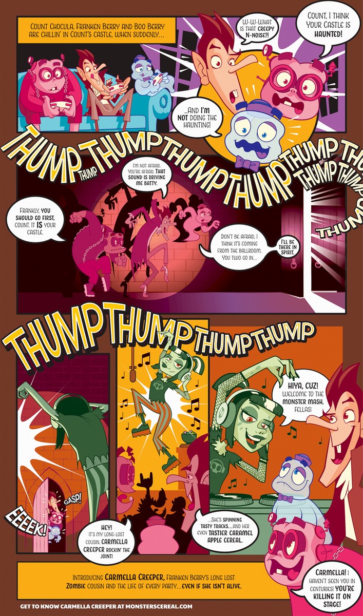 slide 5 of 13, Count Chocula Cereal with Monster Marshmallows, Kids Breakfast Cereal, Limited Edition, Made with Whole Grain, Family Size, 18.8 oz , 18.8 oz