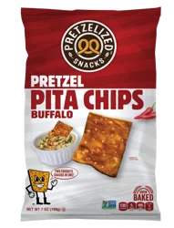 Pretzelized Snacks Buffalo Pretzel Pita Chips 7 oz