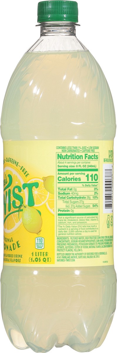 slide 13 of 13, Nature's Twist Original Lemonade - 1.05 qt, 1.05 qt