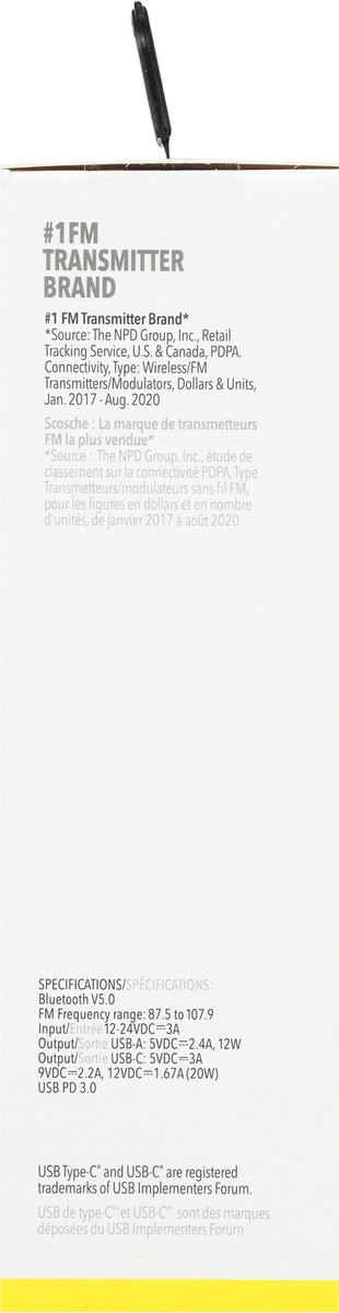 slide 8 of 9, Scosche BTFreq Universal Bluetooth Car Adapter Kit, 1 ct