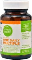 slide 1 of 1, Simple Truth Iron Free one Daily Multiple Supplement Tablets, 60 ct