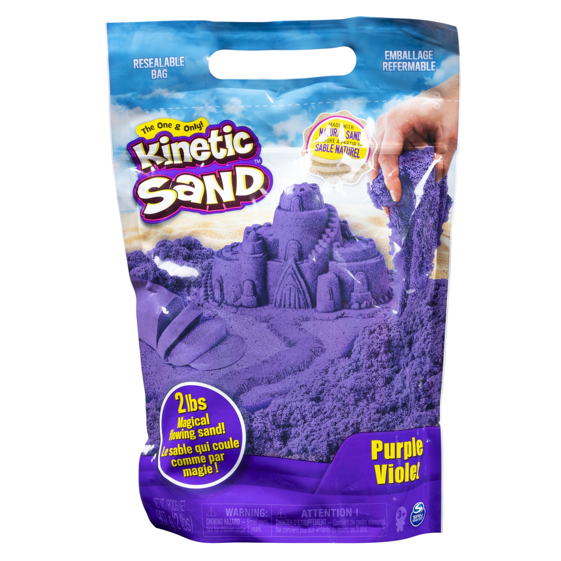 slide 1 of 5, Kinetic Sand the Original Moldable Sensory Play Sand, Colors May Vary, 1 ct