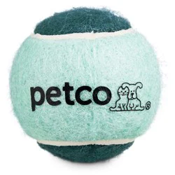 Petco Tennis Ball Dog Toy in Teal