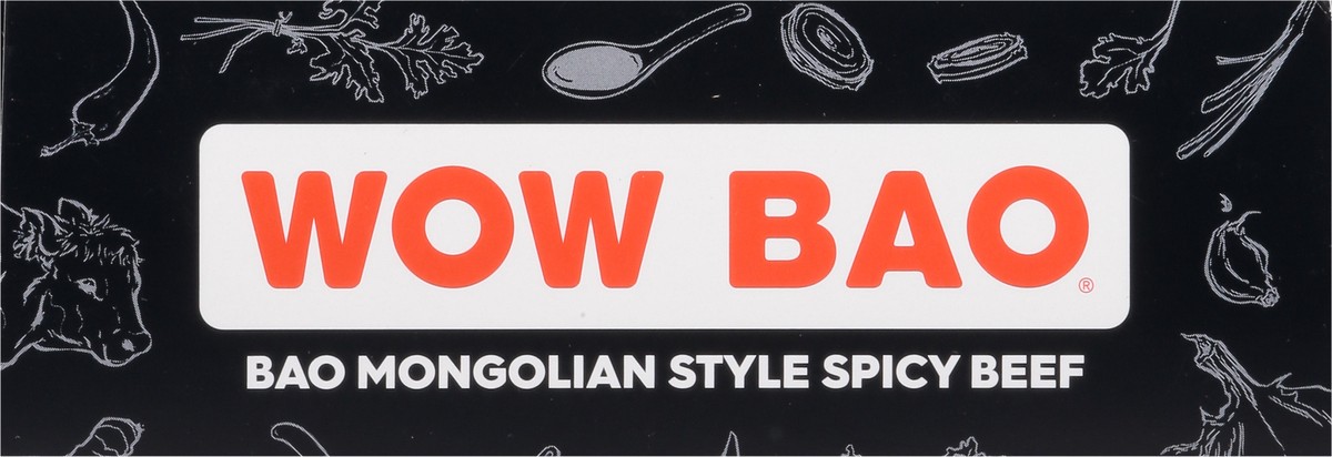 slide 3 of 9, Wow Bao Mongolian-Style Spicy Beef Bao 4 ea, 4 ct