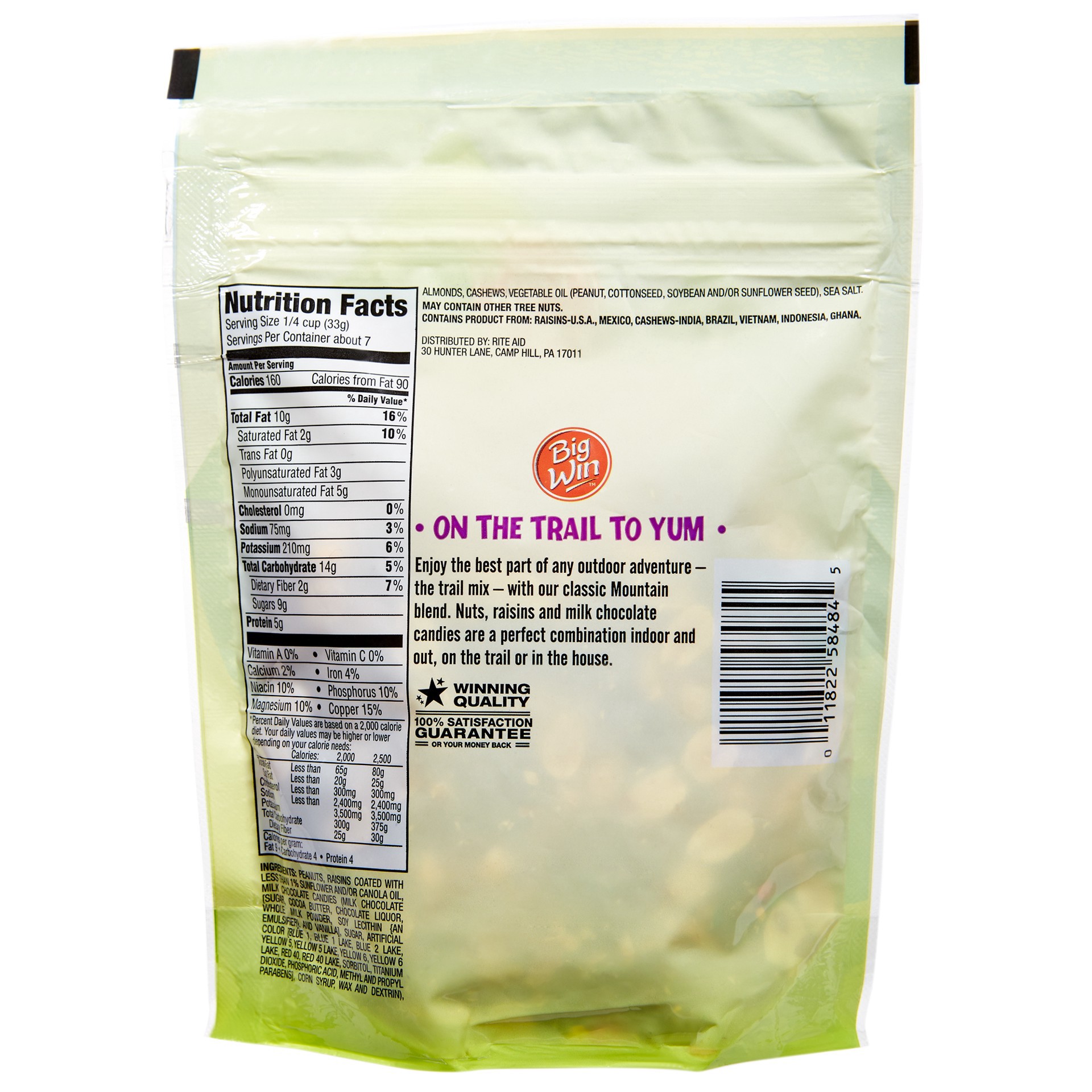 slide 2 of 2, Big Win Mountain Trail Mix, 8 oz