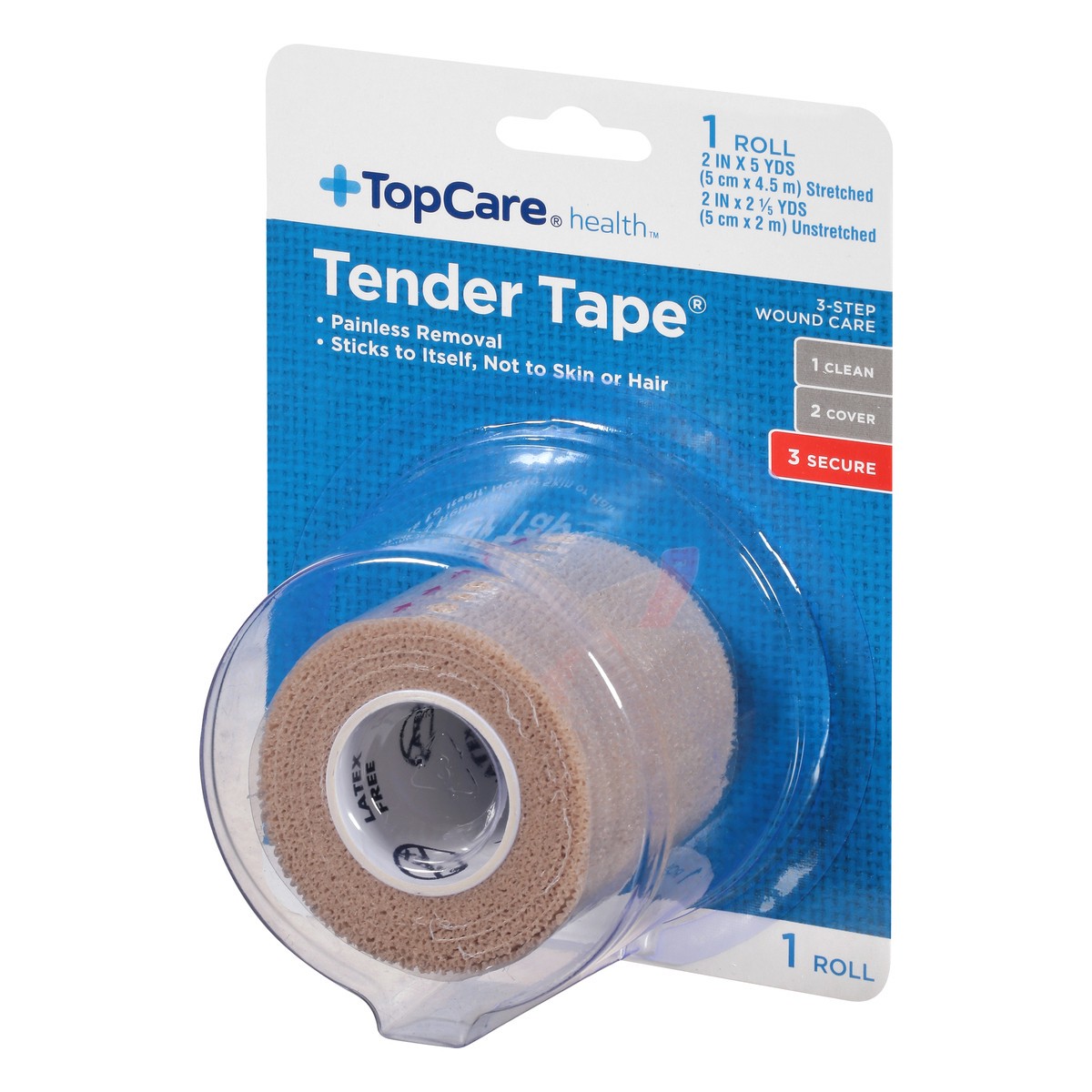 slide 2 of 9, TopCare Health Tender Tape 1 ea, 1 ct