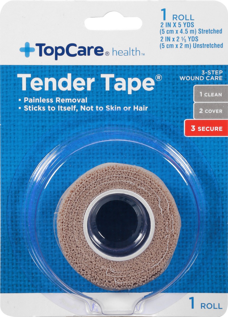 slide 4 of 9, TopCare Health Tender Tape 1 ea, 1 ct