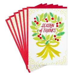 Hallmark Thanks to You Christmas Card 1 ea