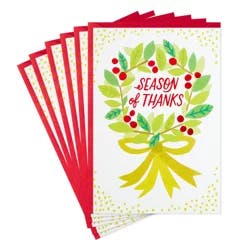 Hallmark Thanks to You Christmas Card 1 ea