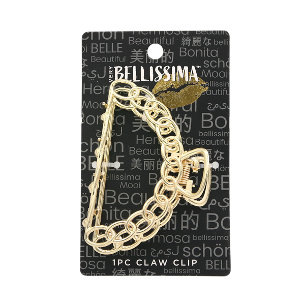 slide 1 of 1, Bellissima Metal Chain Claw Clip, 1 ct