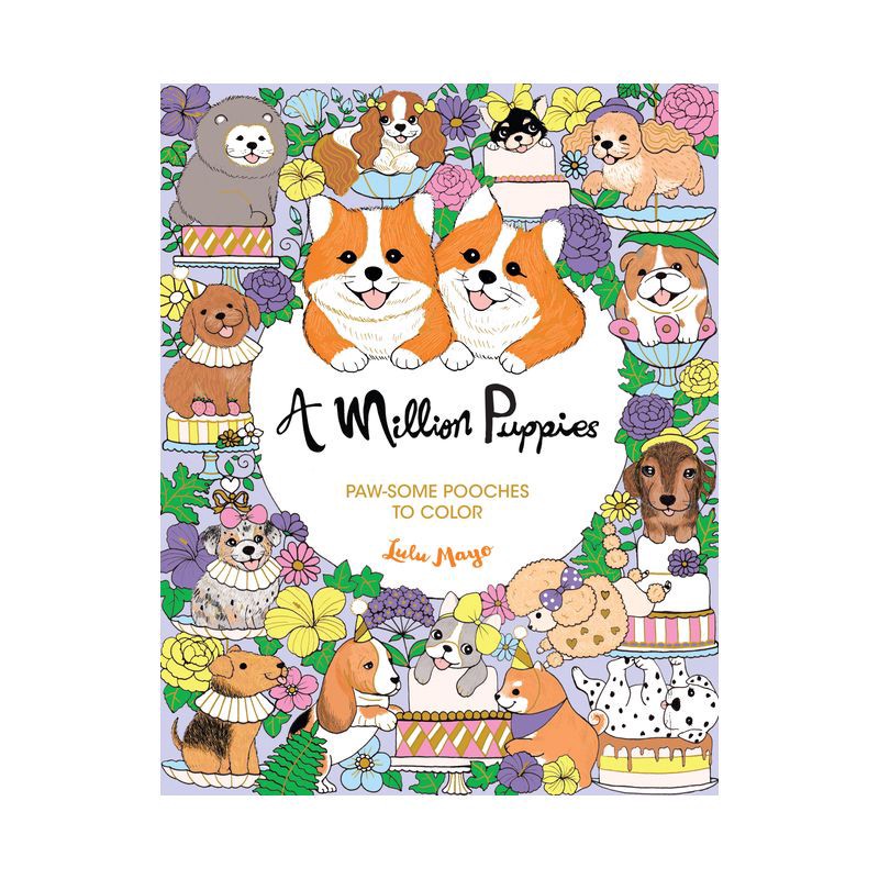 slide 1 of 1, Union Square & Co. A Million Puppies - (Million Creatures to Color) by Lulu Mayo (Paperback), 1 ct