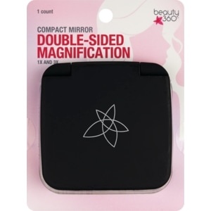 slide 1 of 1, Beauty 360 Double-Sided Magnification Compact Mirror, 1 ct