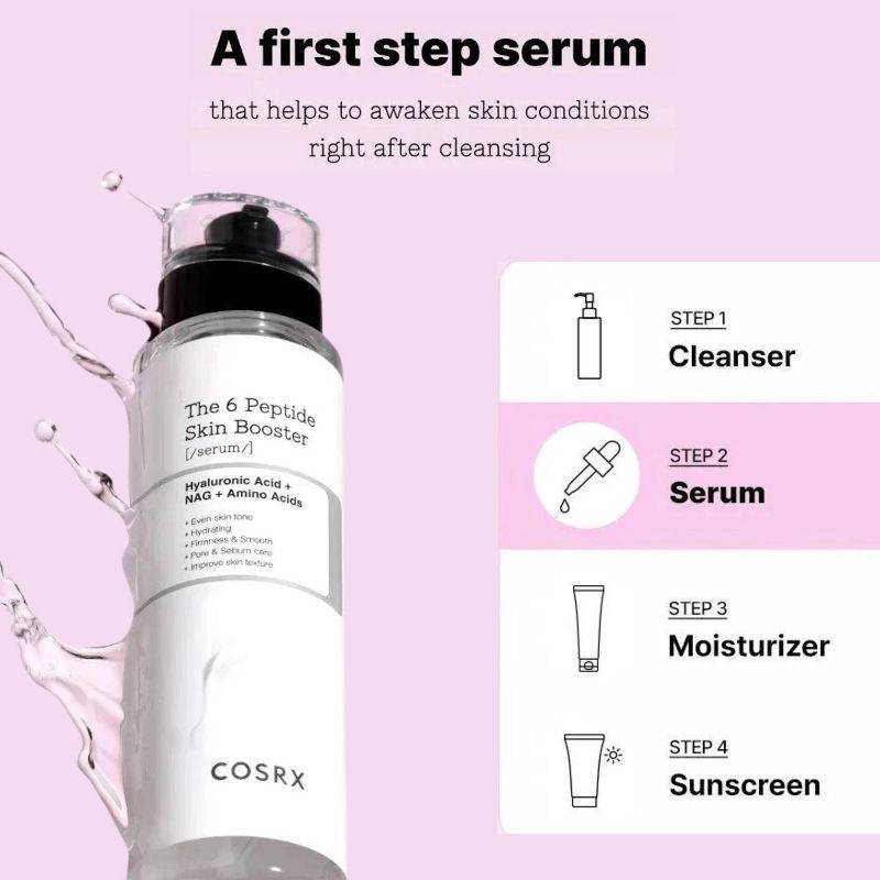 slide 3 of 6, COSRX The 6 Peptide Skin Booster Serum - 5.07 fl oz - Ulta Beauty, 5.07 fl oz