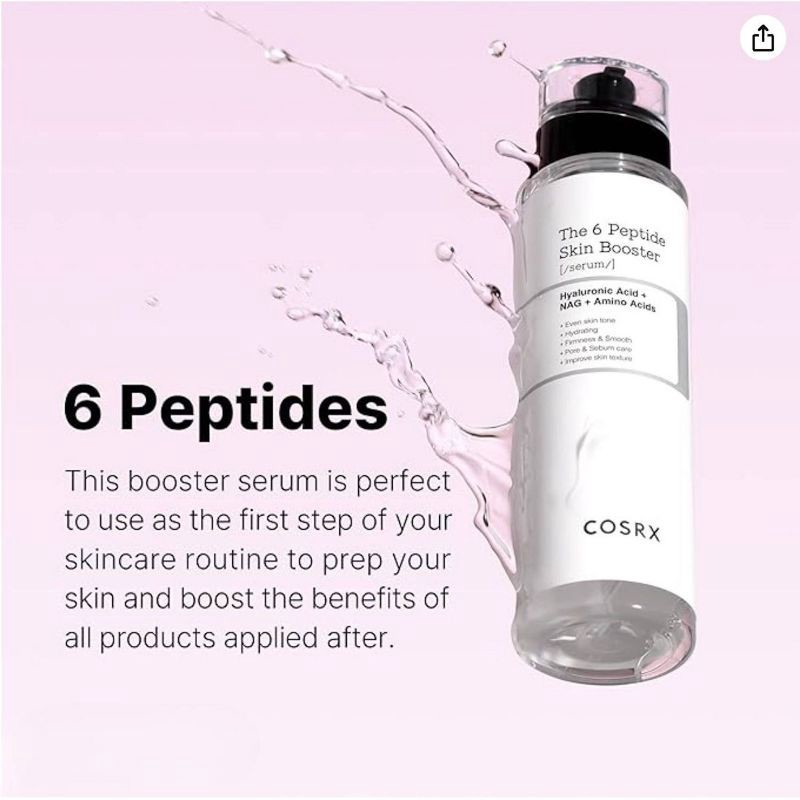 slide 5 of 6, COSRX The 6 Peptide Skin Booster Serum - 5.07 fl oz - Ulta Beauty, 5.07 fl oz