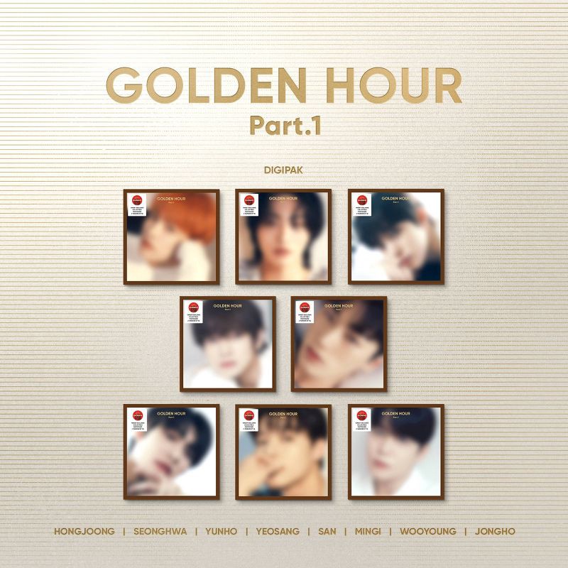 slide 1 of 11, hello82 ATEEZ - GOLDEN HOUR : Part.1 (Digipak) (Target Exclusive, CD), 1 ct