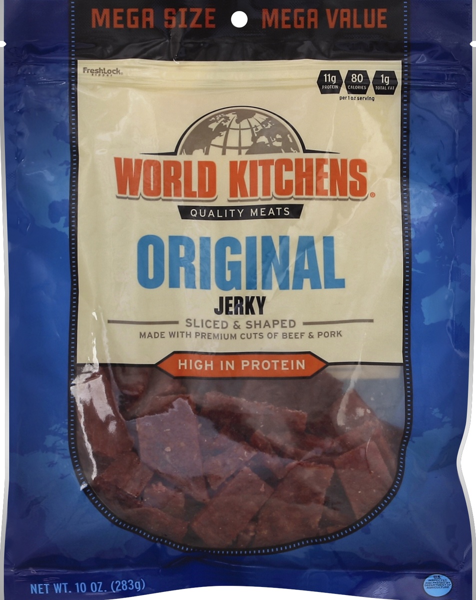 slide 2 of 3, World Kitchen Old Fashioned Beef Jerky, 