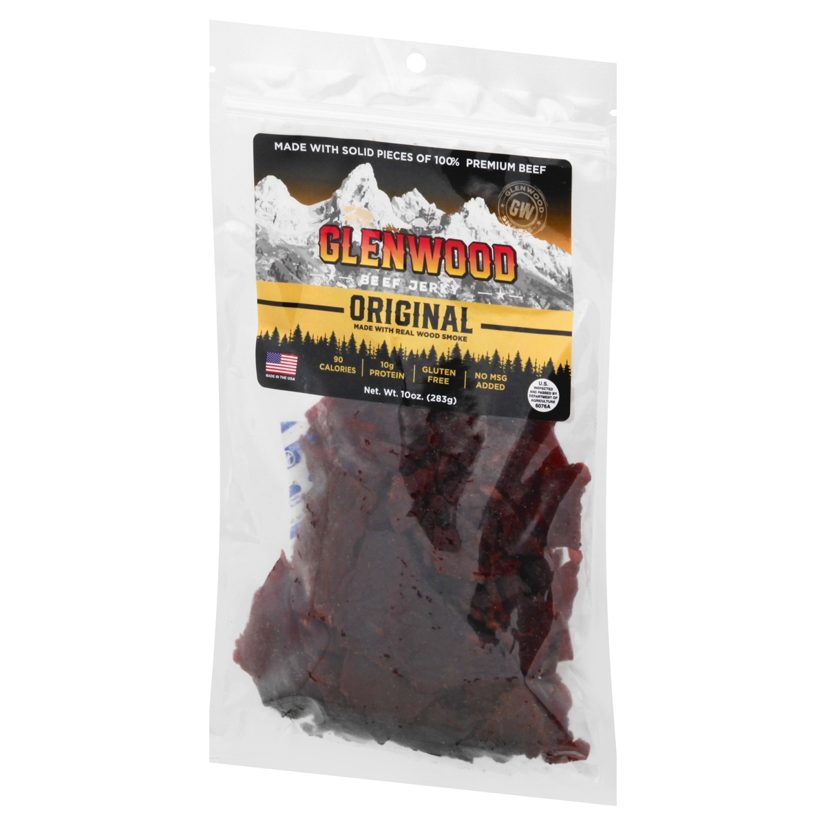 slide 3 of 9, Glenwood Original Beef Jerky, 1 ct