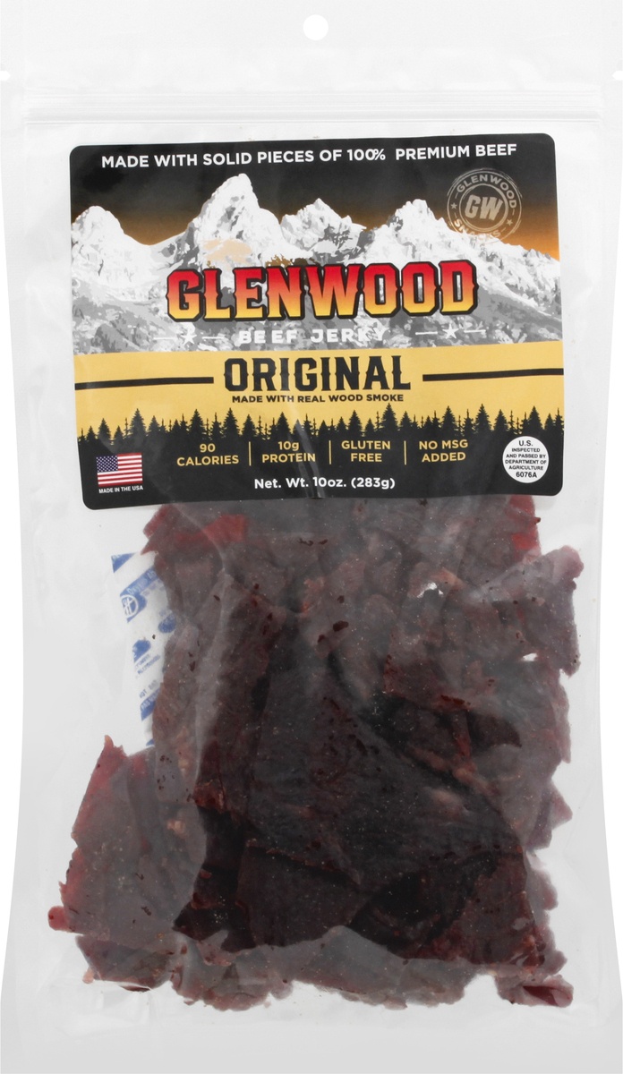 slide 6 of 9, Glenwood Original Beef Jerky, 1 ct