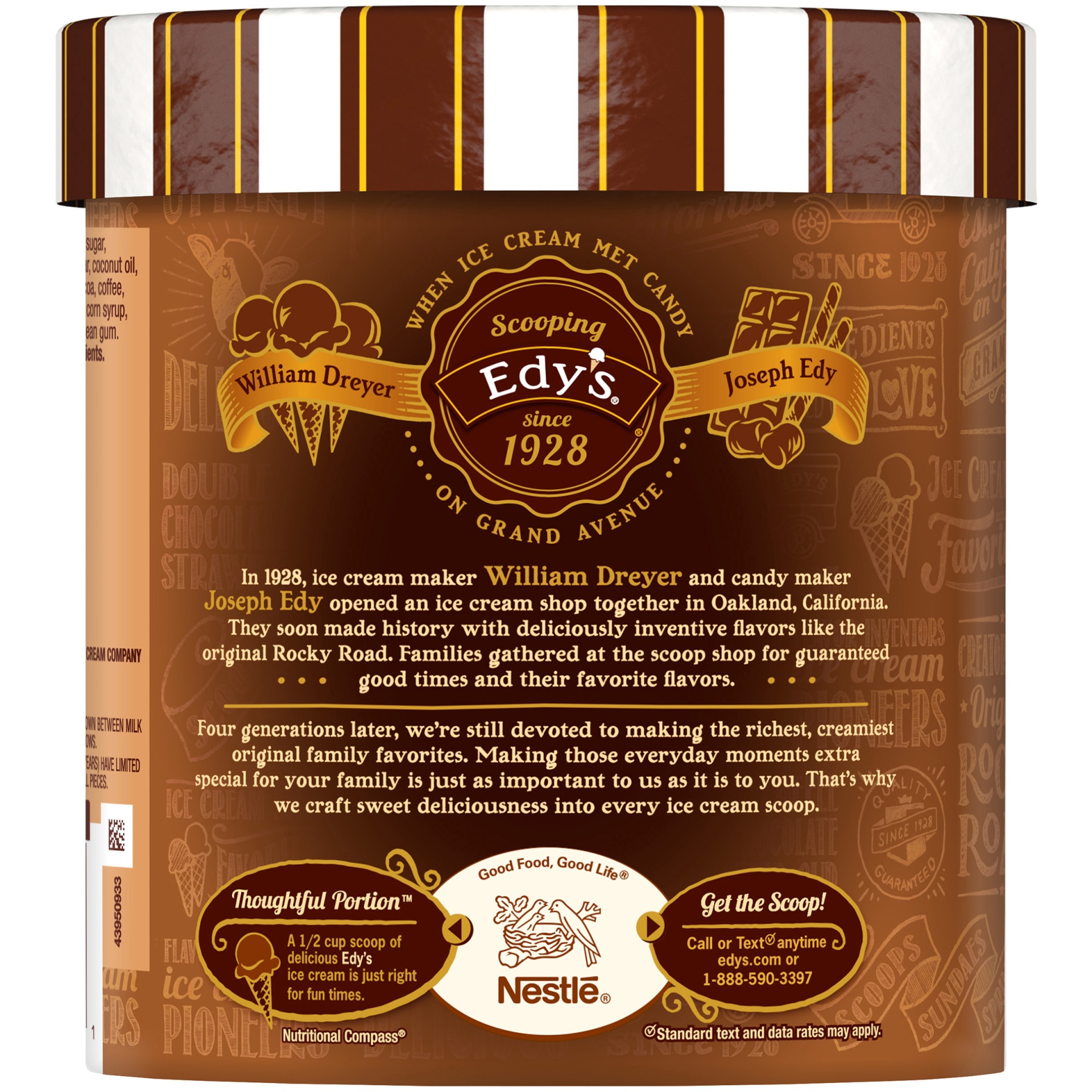 slide 4 of 6, Edy'S/Dreyer'S Grand Espresso Chip Ice Cream, 1.5Qt, 48 fl oz