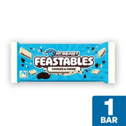 Feastables MrBeast Cookies and Cream Chocolate Bar - 60g