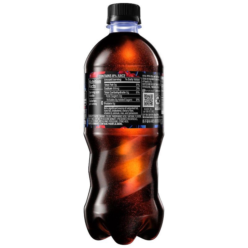 slide 2 of 4, Pepsi Zero Sugar Wild Cherry Soda - 20 fl oz Bottle, 20 fl oz